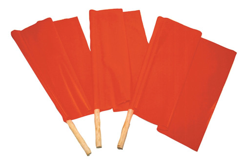 Warning Flags: Mesh Dowel: 24" Vinyl 1/Each - FSG181