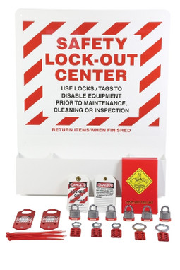 Heavy-Duty Aluminum Big Pocket Lockout Board 1/Kit - KST440