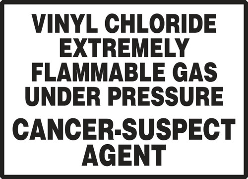 Chemical & Hazardous Safety Labels 3 1/2" x 5" Adhesive Dura Vinyl 1/Each - LCAW535XVE