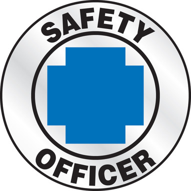 Emergency Response Reflective Helmet Sticker: Safety Officer 2 1/4" Reflective Sheet - LHTL645