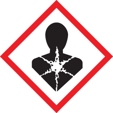 GHS Pictogram Label: Health Hazard 4" x 4" - LZH629PS2