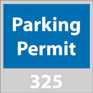 Parking Permit - Windshield - Blue - 301-400 - PP12D