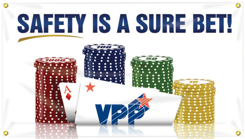 VPP Banners: Safety Is A Sure Bet 28" x 8-ft 1/Each - MBR968