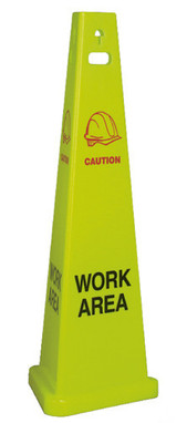 Floor Sign - Work Area - 40" Tall - 3/Cs - TFS303