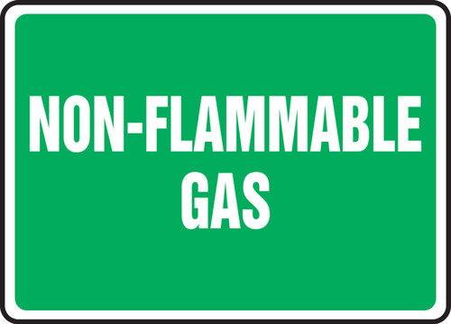 Safety Sign: Non-Flammable Gas 10" x 14" Aluma-Lite 1/Each - MCPG545XL