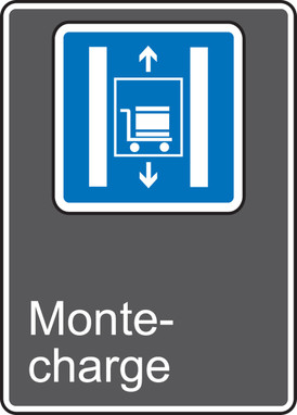 CSA Safety Sign: Monte-Charge 14" x 10" Plastic 1/Each - MCSA811VP