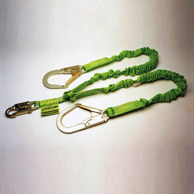 Miller Manyard II 6-ft Double Leg Lanyard w/1 Snap Hook & 2 Locking Rebar Hooks - 231M-Z7/6FTGN