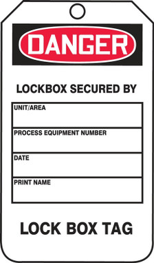 Group Lockout Job Tags Standard PF-Cardstock 25/Pack - MDT169CTP