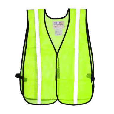 Lime Safety Vest - 1" Stripe