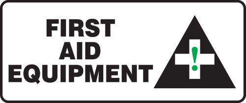 First Aid Sign 7" x 17" Aluminum 1/Each - MFSD583VA