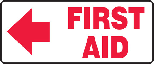 Safety Sign: First Aid 7" x 17" Dura-Fiberglass 1/Each - MFSD589XF