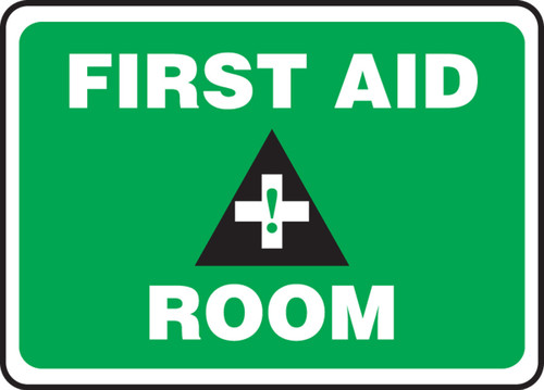 Safety Sign: First Aid Room 10" x 14" Accu-Shield 1/Each - MFSD974XP