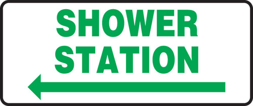 Safety Sign: Shower Station 7" x 17" Dura-Fiberglass 1/Each - MFSD991XF