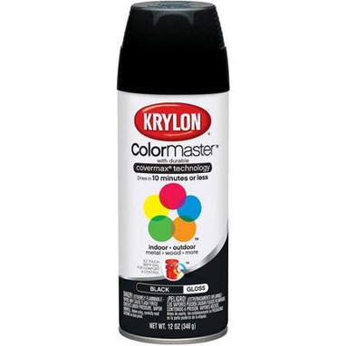 Industrial Paint-All™ Gloss Black Finish 16 oz. Enamel Paints