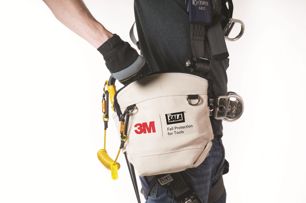 3M Utility Tool Pouch with Zipper Closure - Canvas - White - 1500130