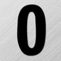 Magnetic Characters: Individual Number 3 Character Size: 6" Black Magnetic Vinyl 5/Pack - NAM2583BK