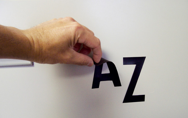 Magnetic Characters: Number Set Character Size: 3" White 1/Pack - NAM823WT