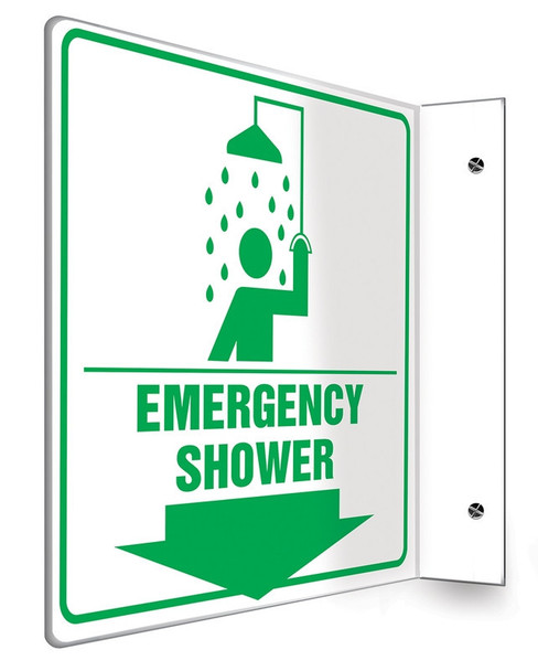 Projection Safety Sign: Emergency Shower - PSP608