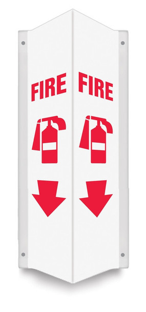 Projection Sign: Fire Extinguisher (Symbol) 3D 24" x 4" Panel 1/Each - PSP634