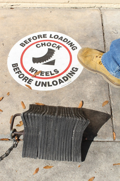 Floor Sign: Avoid A Fall Use Handrails 17" 1/Each - PSW723