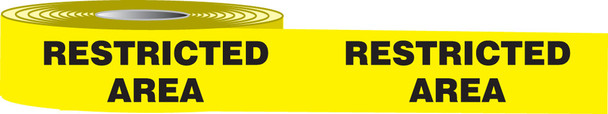 Slip-Gard Message Floor Tapes: Restricted Area 3" x 50-ft 1/Roll - PTS718