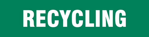 Slip-Gard Message Floor Strips: Recycling 3" x 12" 1/Each - PTS790