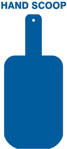 Tool Shadows: Miscellaneous Blue Hand Scoop 1/Each - PVR391BU