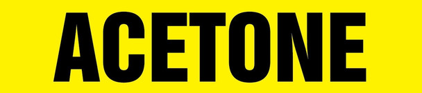 ASME (ANSI) Pipe Marker: Acetone Self Stick - 3/4" to 1 1/4" O.D. 1/Each - RPK101SSA