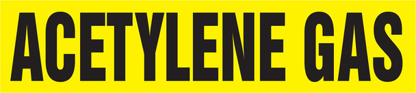 ASME (ANSI) Pipe Marker: Acetylene Gas - RPK103SSA