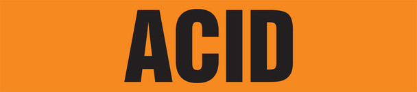 ASME (ANSI) Pipe Marker: Acid - RPK107STC
