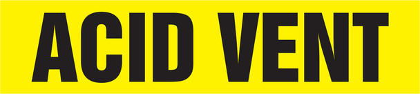 ASME (ANSI) Pipe Marker: Acid Vent - RPK113SSB