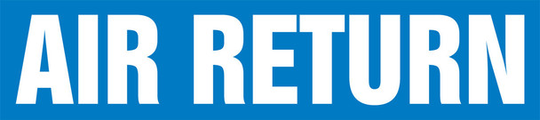 ASME (ANSI) Pipe Marker: Air Return - RPK125STA