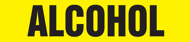 ASME (ANSI) Pipe Marker: Alcohol - RPK129STC