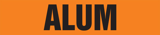 ASME (ANSI) Pipe Marker: Alum Self Stick - 8" to 10" O.D. 1/Each - RPK131SSH