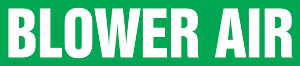 ASME (ANSI) Pipe Marker: Blower Air Self Stick - 1 1/2" to 2" O.D. 1/Each - RPK153SSB