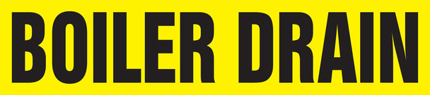 ASME (ANSI) Pipe Marker: Boiler Drain - RPK161STA