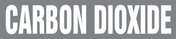 Medical Gas Pipe Marker: Carbon Dioxide 3" x 3" 20/Pack - RPM303