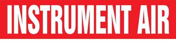 Medical Gas Pipe Marker: Instrument Air 3" x 3" 20/Pack - RPM329