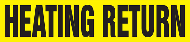 Roll Tape Pipe Marker: Heating Return roll size 2" x 54-ft 1/Roll - RTA140MD