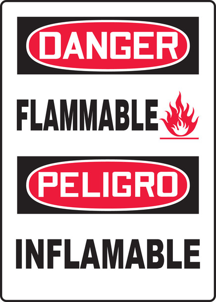 ENGLISH/SPANISH (MEXICAN) 14" x 10" Plastic 1/Each - SBMCHG109VP