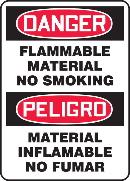 Spanish Bilingual Safety Sign 14" x 10" Aluma-Lite 1/Each - SBMCHL055XL