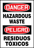 BILINGUAL SAFETY SIGN - SPANISH 14" x 10" Aluma-Lite 1/Each - SBMCHL295XL