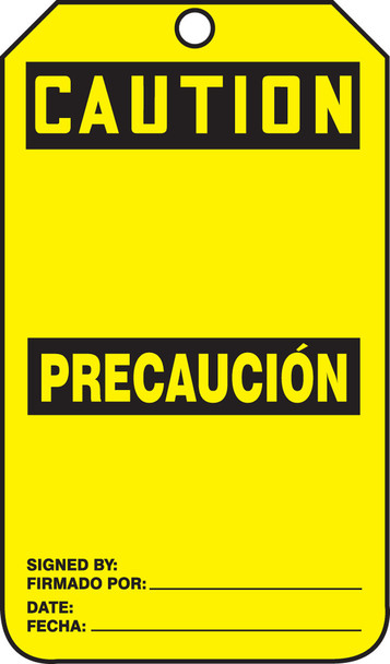Spanish Bilingual Tags HS-Laminate 5/Pack - SBMGT200LTM