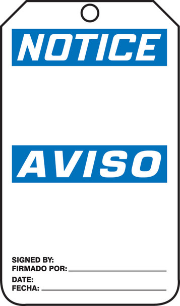 Spanish Bilingual Tags PF-Cardstock 25/Pack - SBMNT101CTP