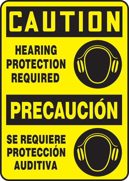 Spanish Bilingual Safety Sign 20" x 14" Aluma-Lite 1/Each - SBMPPA671XL