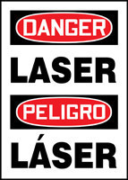 BILINGUAL SAFETY SIGN 14" x 10" Accu-Shield 1/Each - SBMRAD025XP