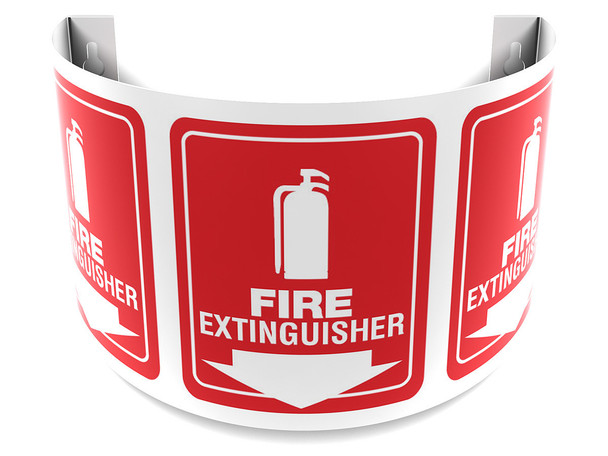 180D Projection Sign: Fire Extinguisher Spanish Panel Size: 6" 1/Each - SHPSJ109