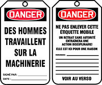 Danger Des Hommes Travaillent Sur La Machinerie - TCF006PTP