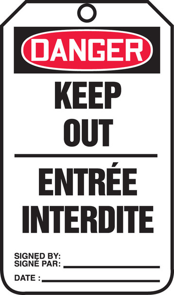 Danger Keep Out - TCF112CTP
