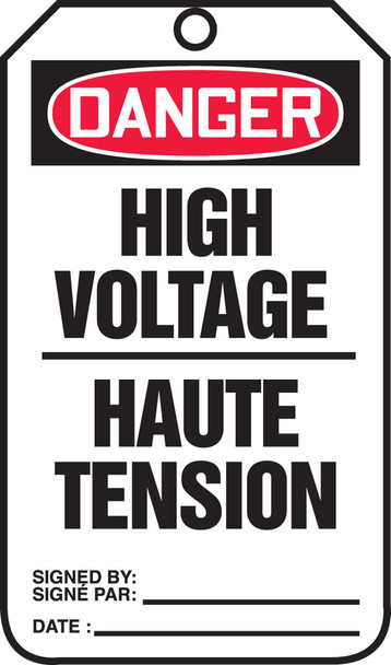 Danger High Voltage - TCF134PTP